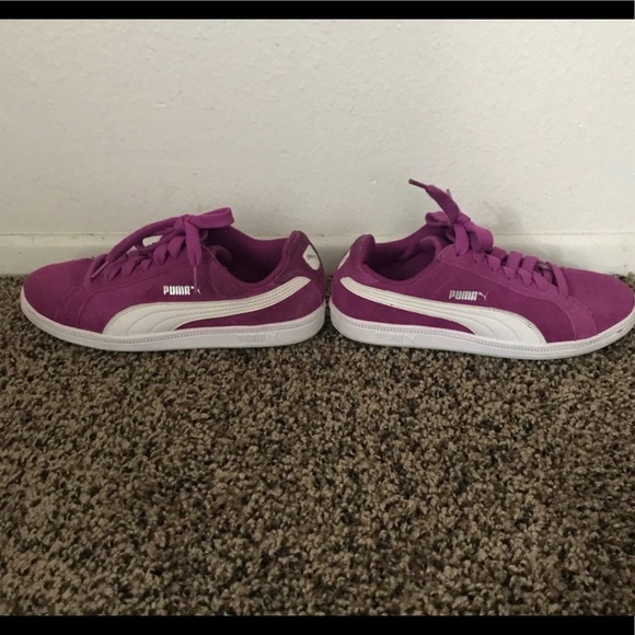 Puma Other - Purple Puma Shoes Big Girl Size 5